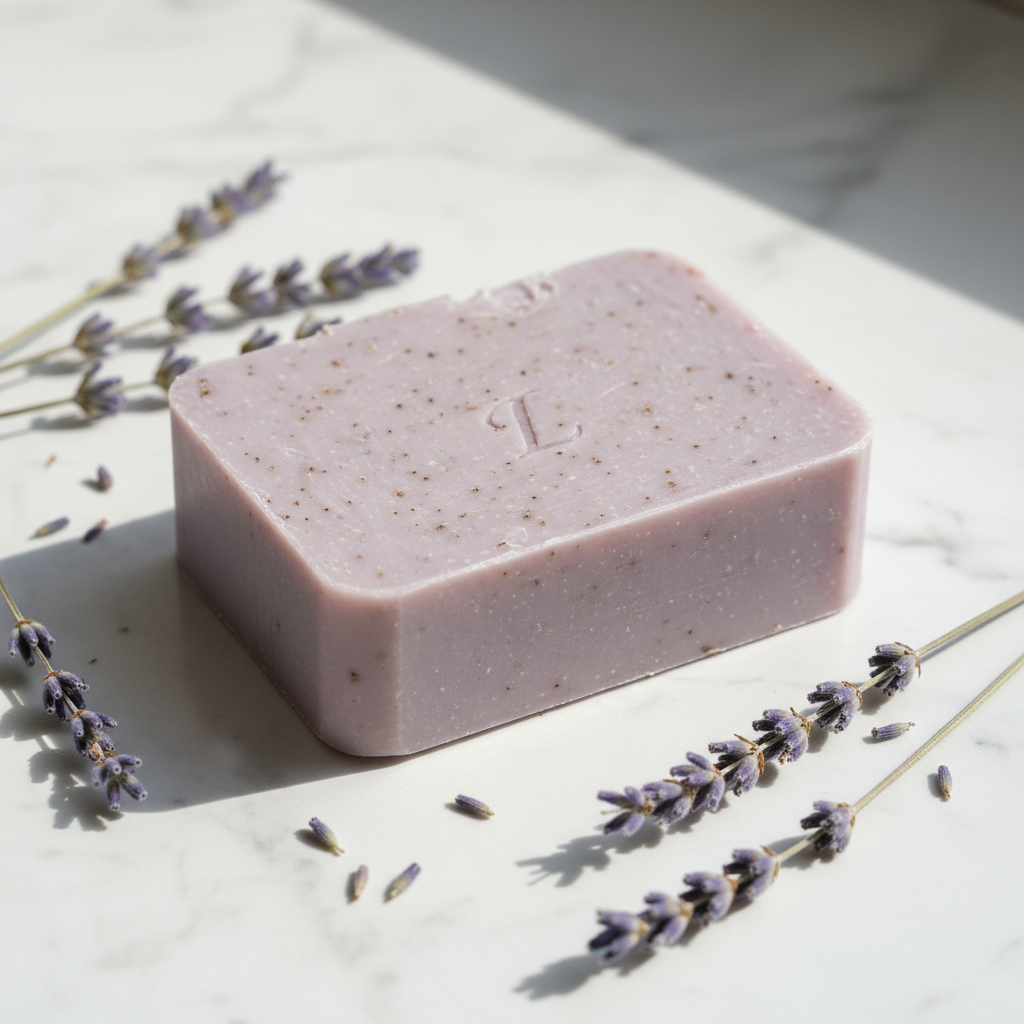 Lavender Hydrating Bar textura